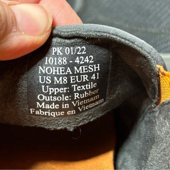 Olukai Nohea Mesh Sneakers Men's 8 M Black Grey Slip-On Loafers Collapsible heel - Picture 9 of 9